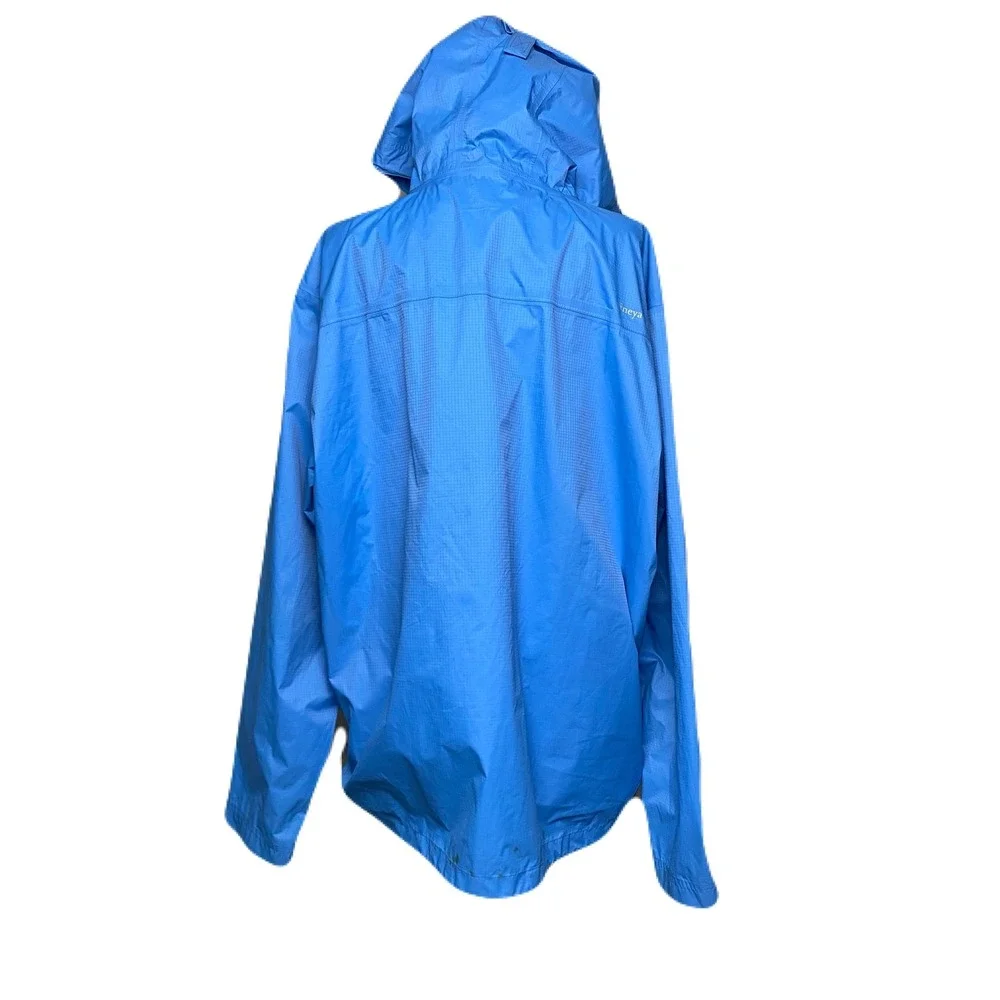 Vineyard Vines Men's Performance Rain Jacket XL Blue Hooded 1/2 Zip Lightweight - Picture 2 of 10